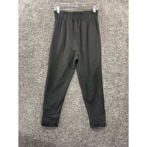 Bebop Women's Black Pleated Pull On Baggy Leg Dress Pants Size Small - Picture 4 of 11